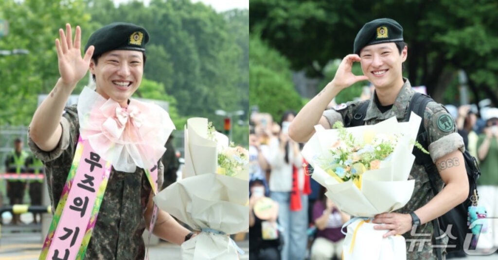 WOODZ (nama asli Cho Seung-yeon) resmi menyelesaikan wajib militernya.