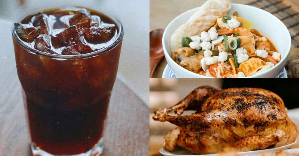 Tiga kuliner yang diprediksi bakal menjadi primadona tahun ini adalah Seblak, berbagai olahan ayam, dan Iced Americano. (Sumber foto: Unsplash.com/ @purzlbaum, @eprayatama, @mayurpixamind)