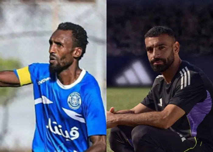 Suleiman al-Obaid dan Mohamed Salah. (instagram.com/mosalah)