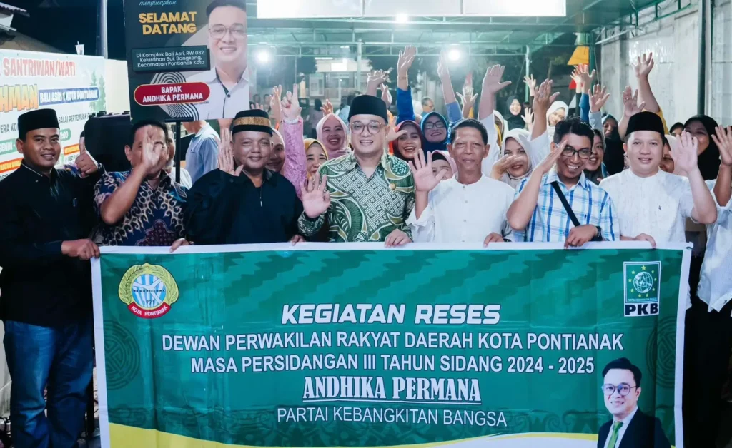 Anggota DPRD Kota Pontianak dari Fraksi PKB, Andika Permana, menggelar kegiatan reses masa sidang III tahun 2025.