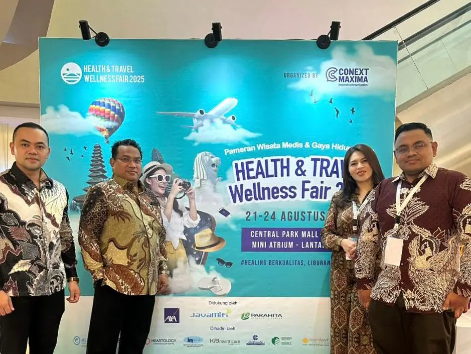 RS Normah Kuching hadir di pameran kesehatan Health and Travel Wellness Fair 2025 di Jakarta.