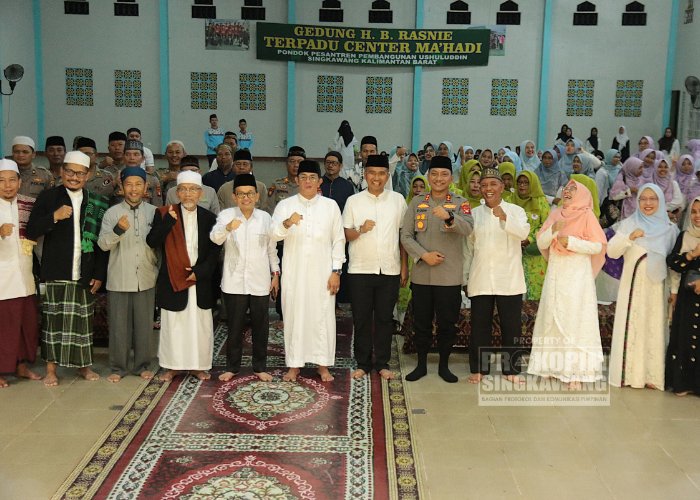 Wakil Wali Kota Muhammadin menghadiri Doa Kebangsaan di Singkawang