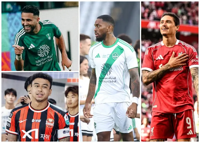 Ivan Toney, Jesse Lingard, Riyad Mahrez, dan Darwin Nunez siap tampil di Liga Champions Asia 2025. (instagram)