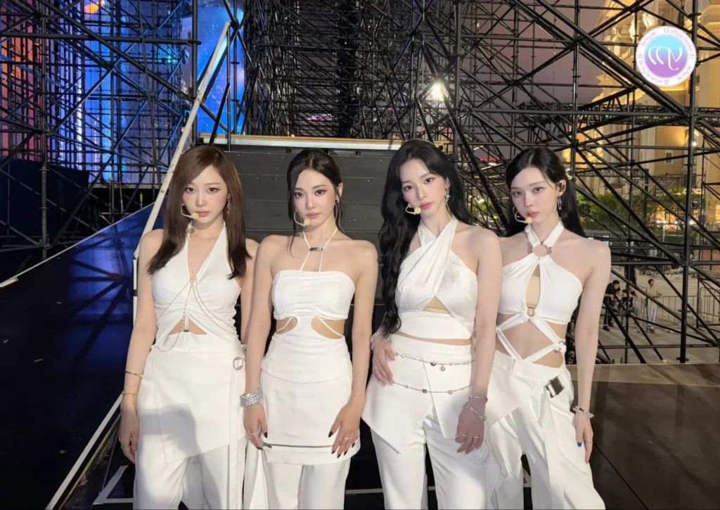 aespa berhasil membawa pulang tiga penghargaan di The Fact Music Awards (TMA) 2025 Macau. (weverse.io/aespa/)