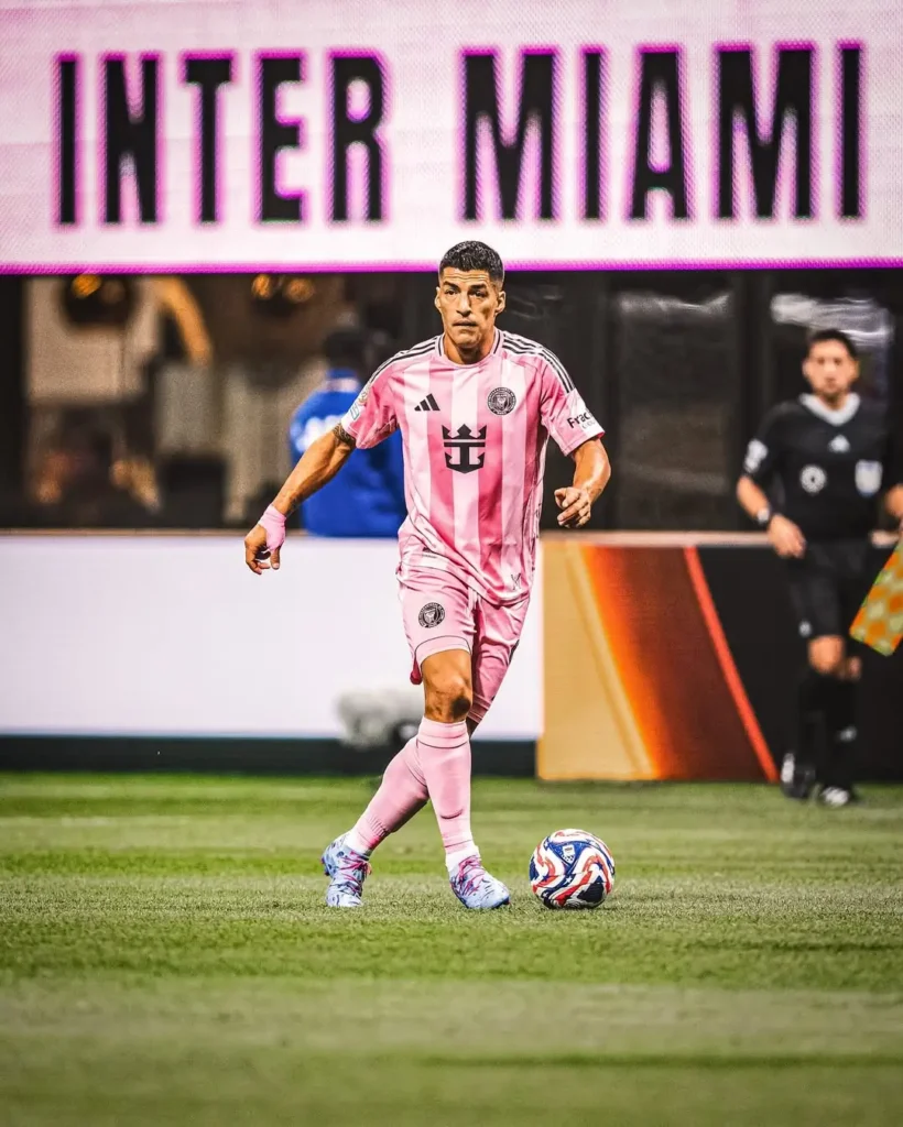Luis Suarez bersama Inter Miami saat bertanding di ajang Leagues Cup 2025. (instagram.com/luissuarez9)