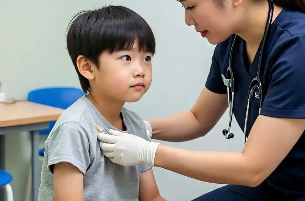 Ilustrasi vaksin campak rubella yang disiapkan Dinkes Kalbar