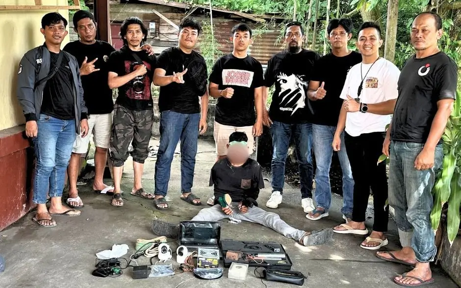 Polisi Polres Kubu Raya menangkap pelaku pencurian setelah aksinya terekam CCTV di Sungai Kakap