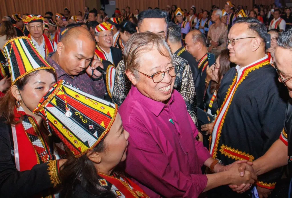 Premier Sarawak Abang Haji Abdul Rahman Zohari saat menghadiri acara di Kuching. (Premier Sarawak, Abang Haji Abdul Rahman Zohari. (Foto By UKAS)