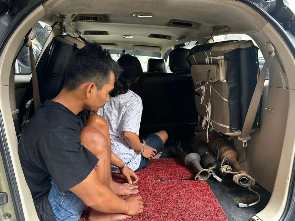 Dua tersangka pencurian katalis