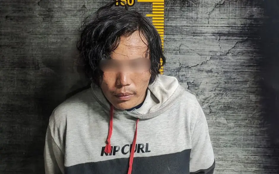 Pelaku curanmor berinisial SO saat diamankan Tim Resmob Macan Raya Polres Kubu Raya