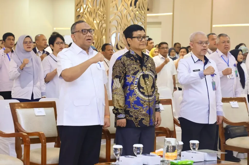 Peluncuran SMAP dan SIKENCUR di Kementerian Ketenagakerjaan. (kemnaker)