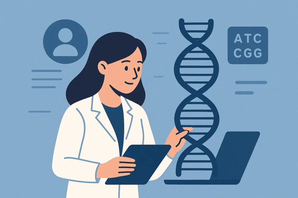 Ilustrasi - Ilmuwan di laboratorium BGI-Research Tiongkok mengembangkan model AI Genos untuk riset genomik.