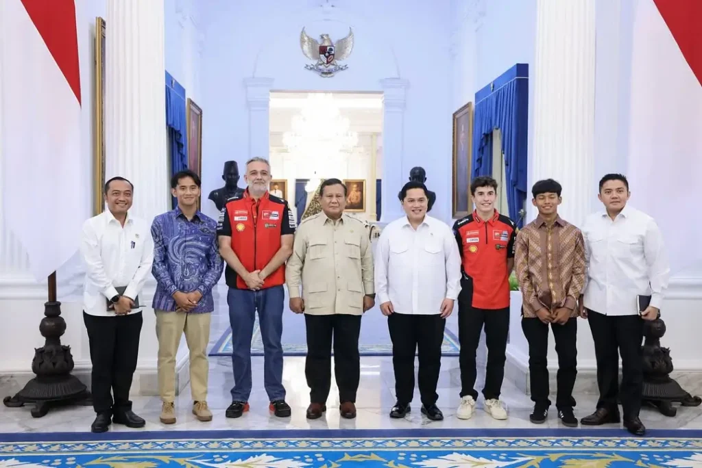 Prabowo Subianto dorong sport tourism lewat MotoGP Mandalika. (instagram.com/presidenrepublikindonesia)