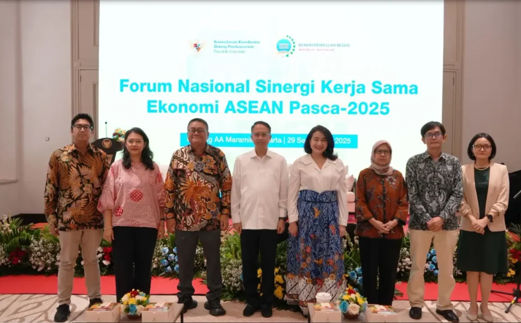 Forum Nasional Sinergi Kerja Sama Ekonomi ASEAN Pasca-2025 di Jakarta. (Ekon.go.id)