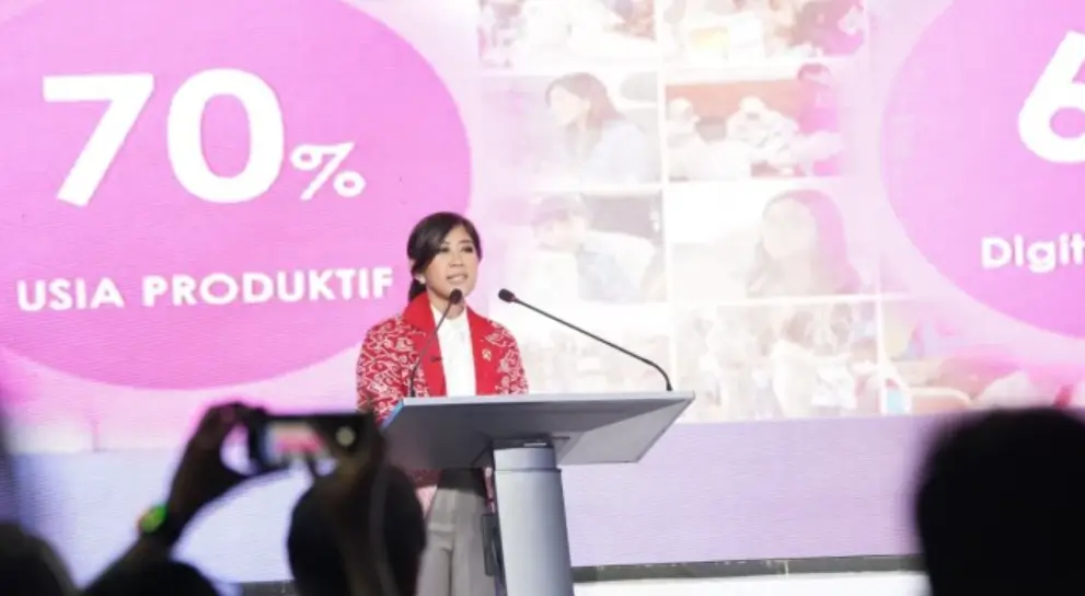 Menteri Komdigi saat meluncurkan Garuda Spark Innovation Hub Jakarta. (Komdigi)