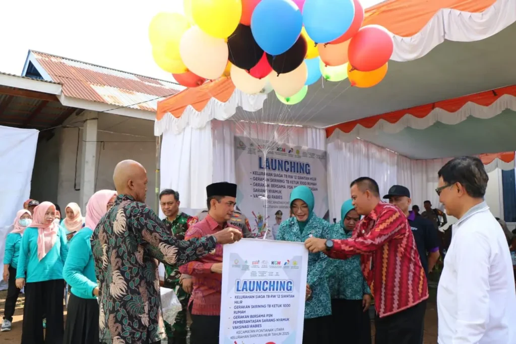 Launching Gerakan 'Ketuk 1.000 Pintu', upaya Pemkot Pontianak menjaring penderita TBC.