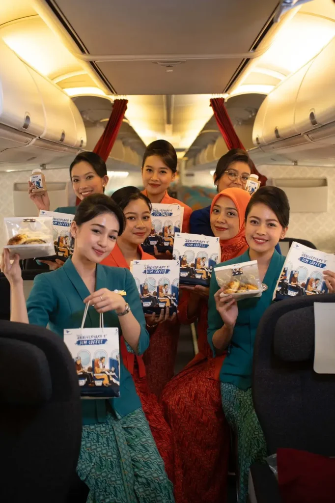 Kolaborasi 5 CM Coffee Pontianak dan Garuda Indonesia rayakan ulang tahun ke-4