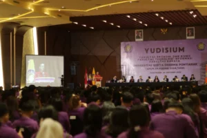 Wakil Gubernur Kalbar Krisantus Kurniawan menghadiri yudisium Universitas Widya Dharma Pontianak di Qubu Resort