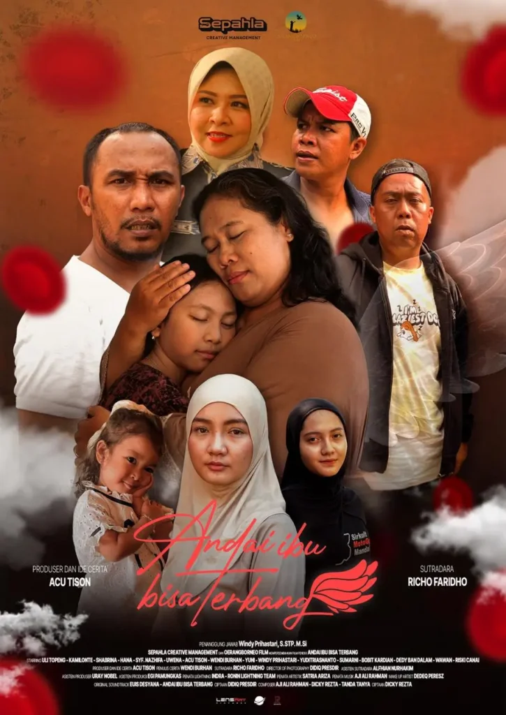 Poster resmi film Andai Ibu Bisa Terbang produksi talenta muda Kalimantan Barat dalam rangka Sumpah Pemuda ke-97