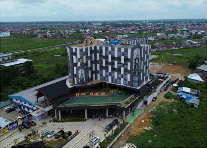 Hotel Four Points by Sheraton Pontianak yang resmi beroperasi menjadi simbol meningkatnya investasi dan pertumbuhan sektor pariwisata di Kalimantan Barat. (MC Kalbar)