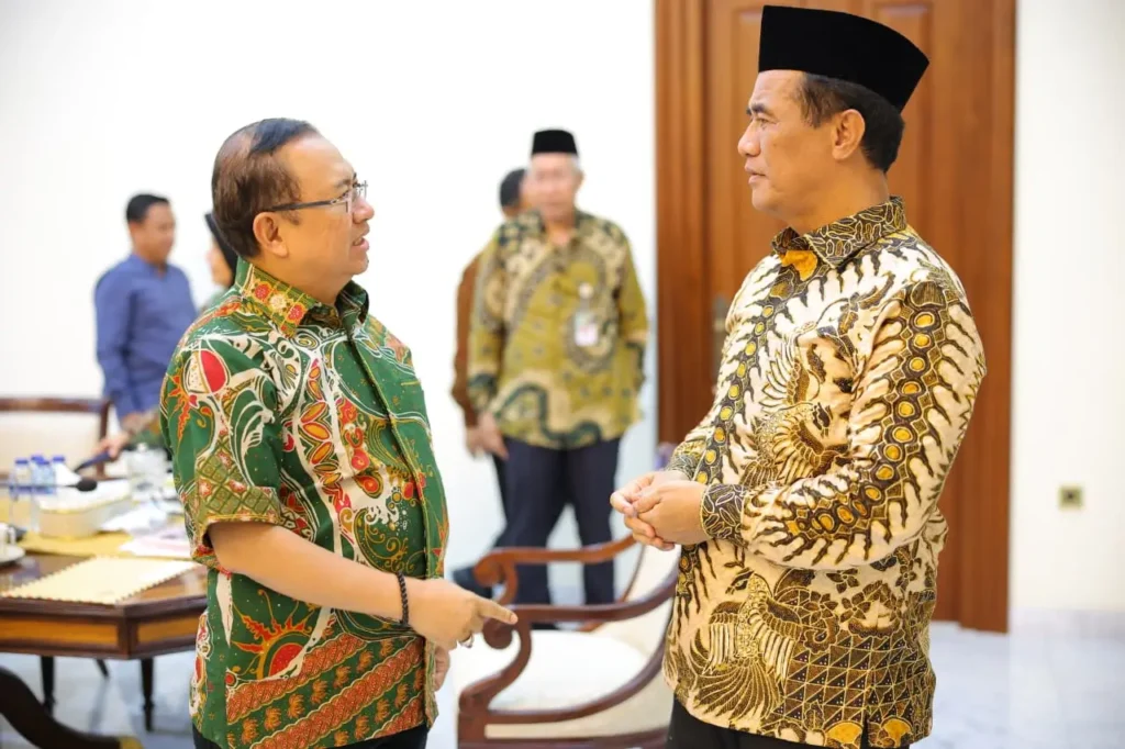 ICMI memberikan dukungan kepada Menteri Pertanian Andi Amran Sulaiman untuk memberantas mafia pangan dan praktik Serakanomics. (Dok. Kementan)