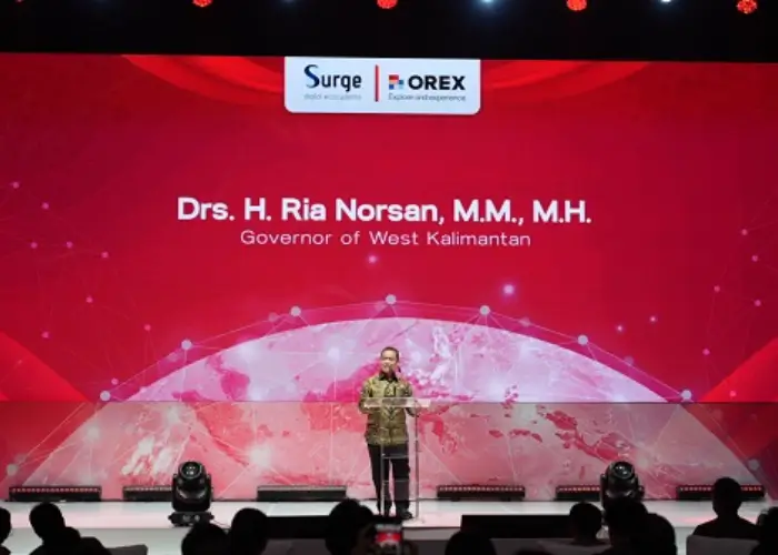 Wakil Gubernur Kalimantan Barat Ria Norsan menghadiri penandatanganan kemitraan Indonesia–Jepang untuk percepatan pemerataan internet berbasis FWA 5G. (MC Kalbar)