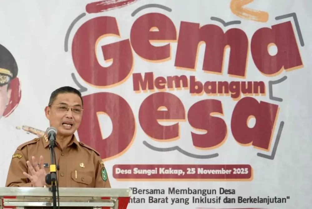 Gubernur Ria Norsan meluncurkan Program Gema Membangun Desa untuk menghadirkan pelayanan publik langsung di kantor desa di Kalimantan Barat.