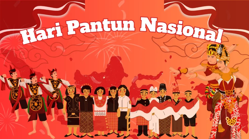 Perayaan Hari Pantun Nasional di Kota Pontianak 2025 menampilkan tradisi pantun Melayu. (Ilustrasi by Dewi)