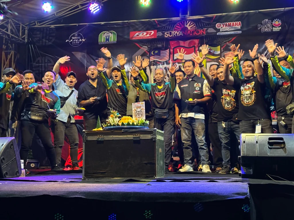 Satu Dekade YNCI Pontianak Chapter dirayakan dalam rangkaian Borneo Biker Meet Up 2025 yang dihadiri berbagai komunitas motor.