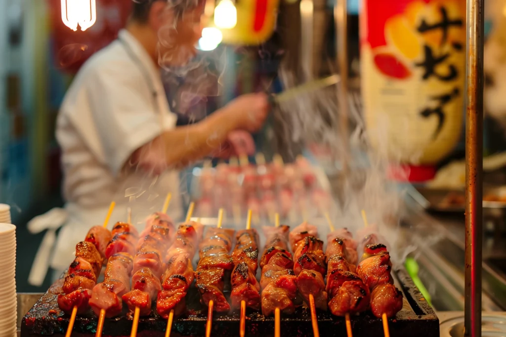 Dakkochi sate ayam Korea dipanggang dengan saus gochujang pedas manis. (idn.freepik.com/penulis/freepik)