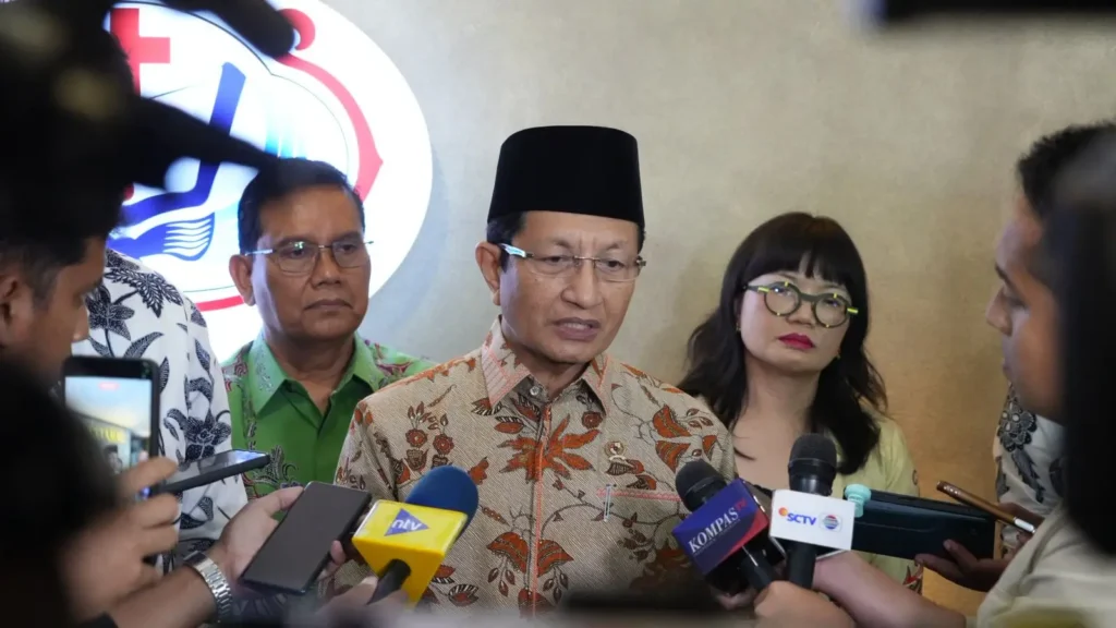Menag Nasaruddin Umar menghadiri seminar Natal Nasional 2025 di Jakarta. (Kemenag)