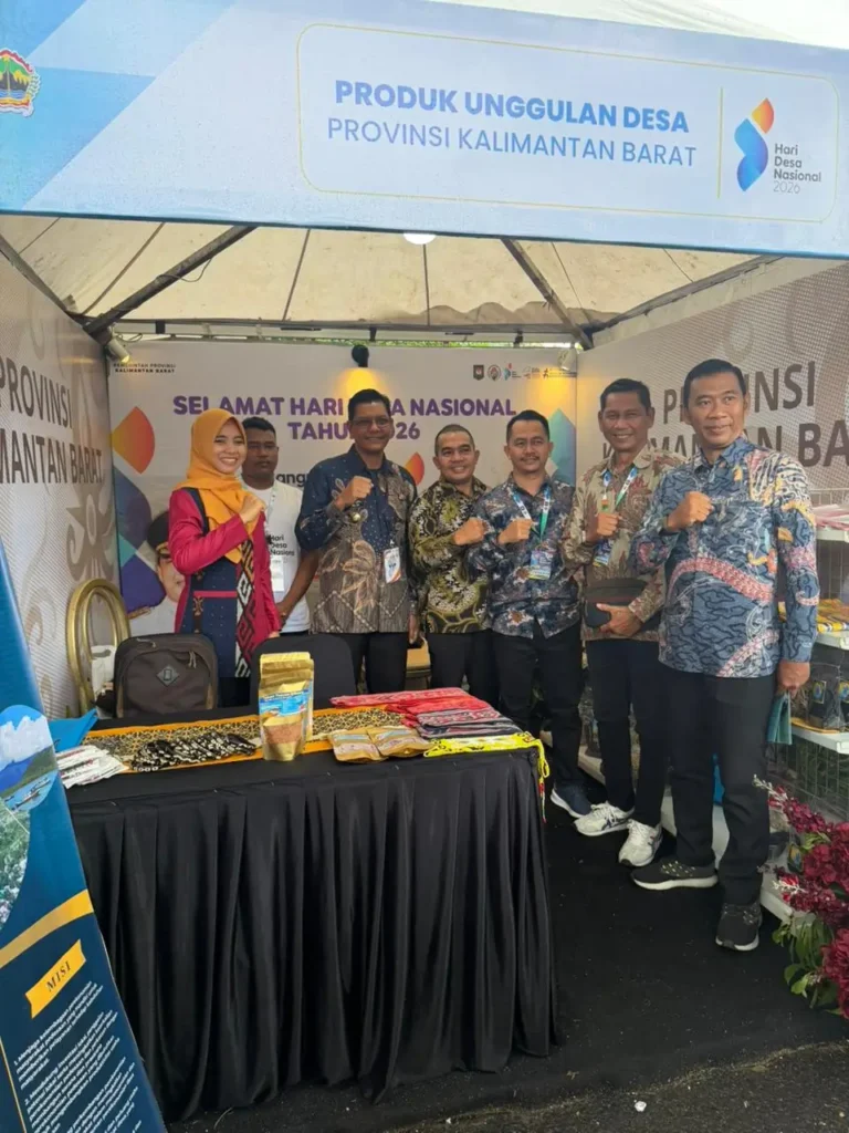 BumDesa Betok Jaya Bersama dari Kayong Utara tampil di Pameran Hari Desa Nasional 2026 di Boyolali. (Foto : Diskominfo KKU)