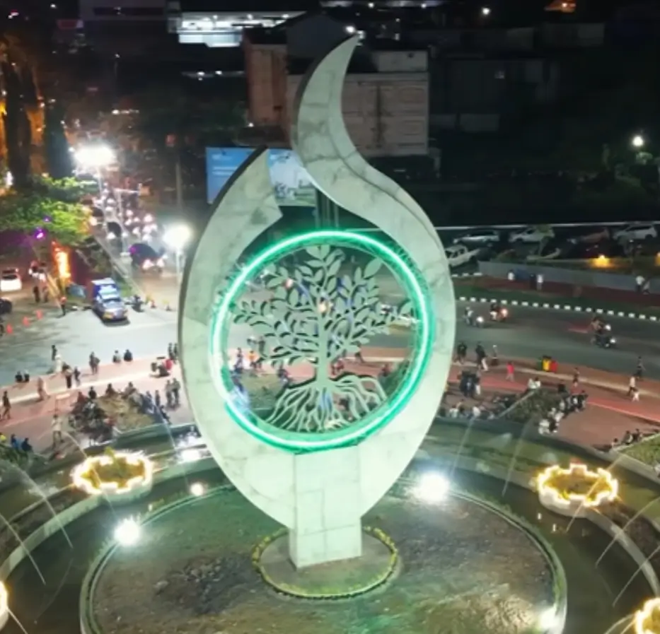 Bundaran Gaforaya ikon baru Kubu Raya dibangun tanpa APBD. (instagram.com/sujiwo99