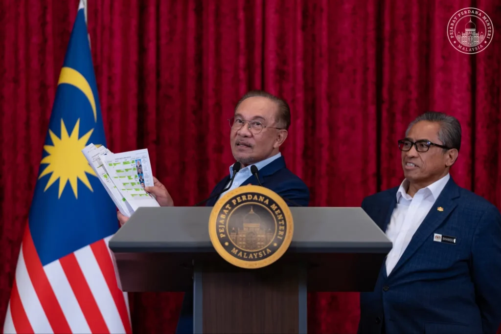 Perdana Menteri Malaysia Anwar Ibrahim menyampaikan pernyataan terkait penangkapan Presiden Venezuela Nicolas Maduro. (x.com/anwaribrahim)