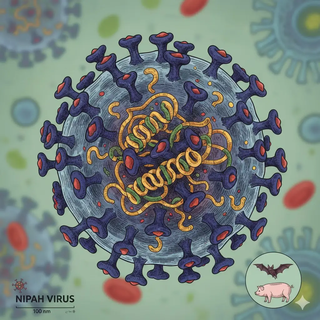 Ilustrasi - Virus Nipah
