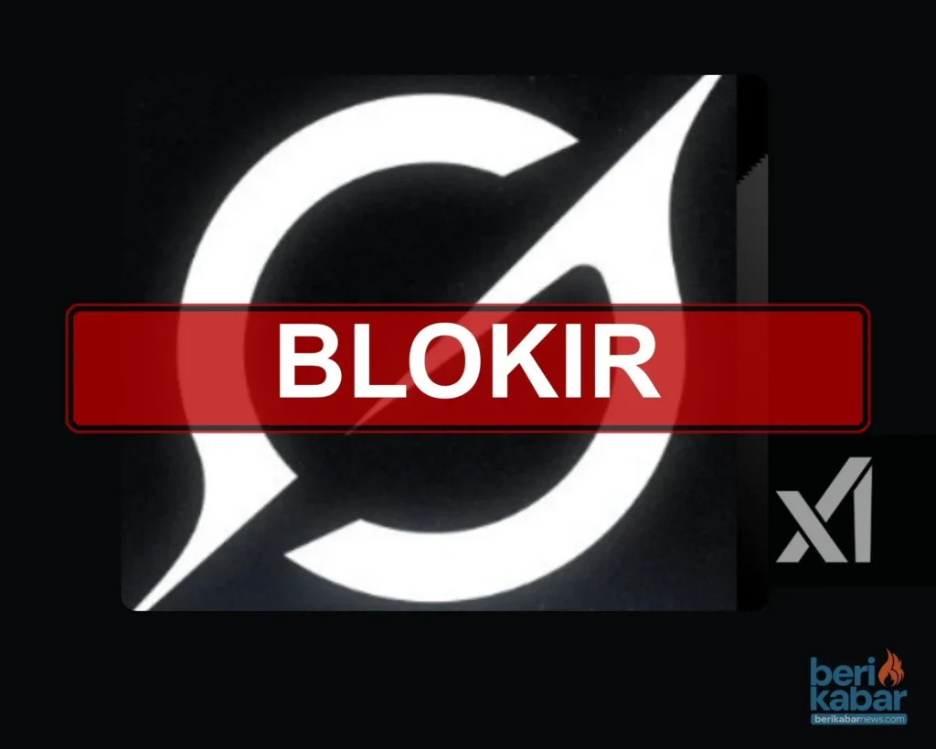 Ilustrasi pemblokiran Grok AI oleh pemerintah untuk mencegah pelecehan digital berbasis deepfake.