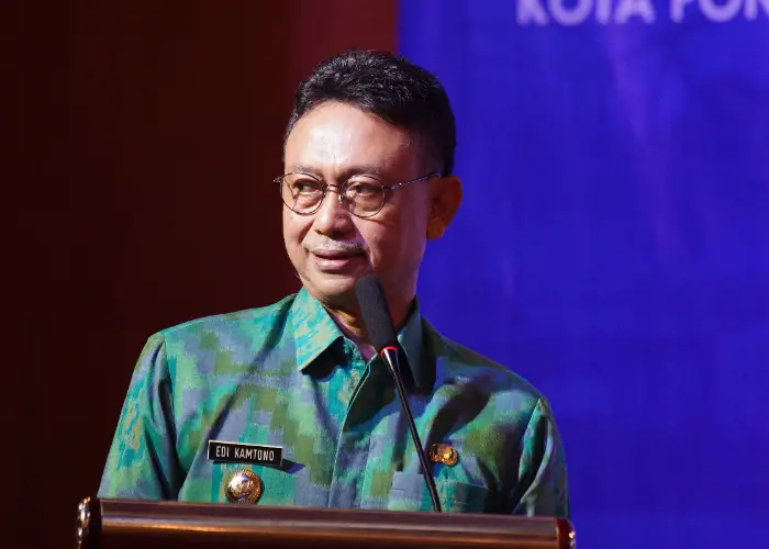 Wali Kota Edi Rusdi Kamtono menekankan pembangunan infrastruktur dan SPALD-T saat Musrenbang 2027 di Kota Pontianak. (Prokopim)