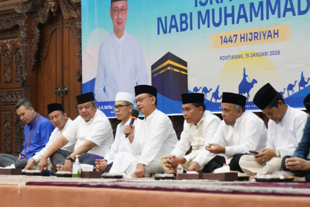 Peringatan Isra Miraj Nabi Muhammad, SAW 1447 Hijriah di lingkungan Pemerintah Kota Pontianak.