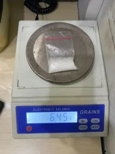 Barang bukti narkotika jenis sabu seberat 6,45 gram yang diamankan Satresnarkoba Polres Kubu Raya.