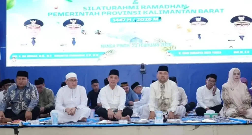 Gubernur Kalbar Ria Norsan saat Safari Ramadan di Pendopo Bupati Melawi, (23/2/2026).