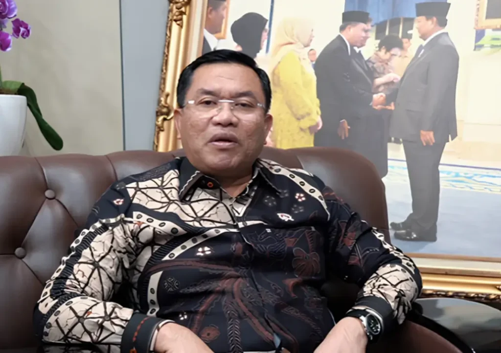 Wakil Kepala BGN Sony Sonjaya memberikan keterangan terkait Program Makan Bergizi Gratis.