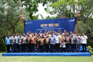 Gubernur Kalbar Ria Norsan menghadiri pertemuan BPK RI membahas akuntabilitas keuangan daerah di Denpasar, Bali, Kamis (12/2/2026).