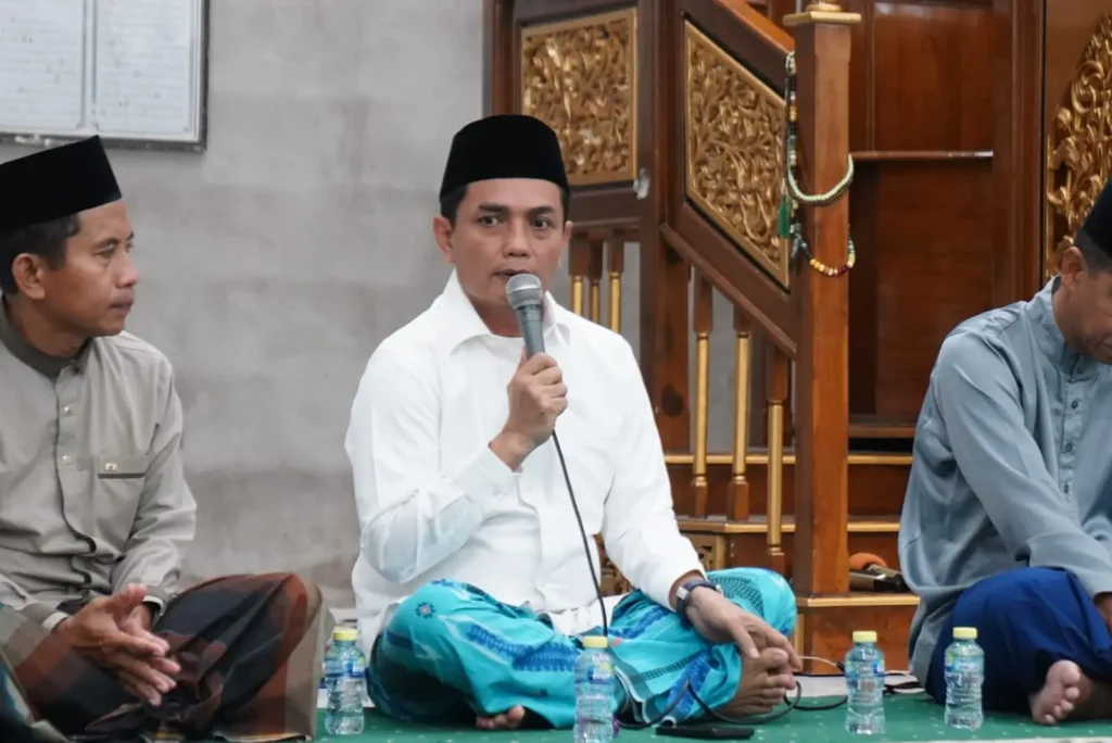 Wakil Wali Kota Pontianak Bahasan saat Safari Ramadan di Masjid As Su'ada Pontianak Timur.