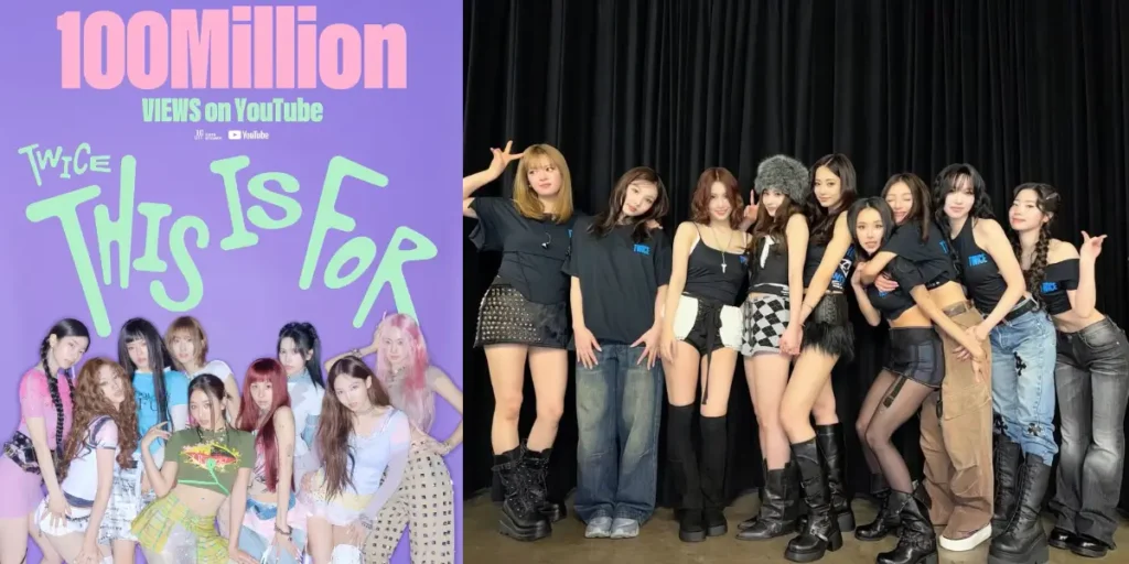 TWICE dalam MV This Is For yang tembus 100 juta views di YouTube