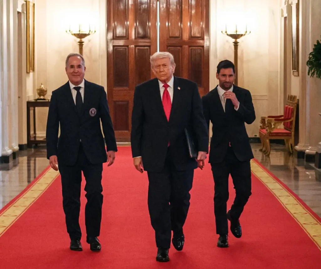 Donald Trump menerima Lionel Messi dan skuad Inter Miami di Gedung Putih.