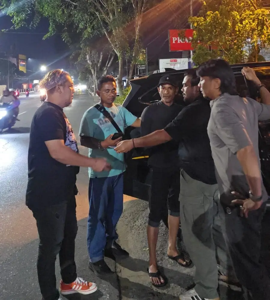 Polisi mengamankan pelaku curanmor di Jalan Prof. Sultan Syarif Abdurrahman, Pontianak.