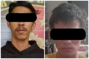 Polisi mengamankan pelaku pencurian dengan pemberatan di Kelurahan Roban Singkawang Tengah.