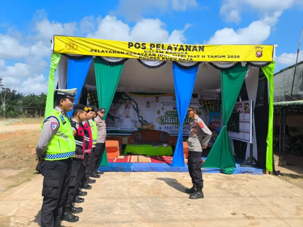 Polres Kubu Raya membuka layanan penitipan kendaraan gratis saat mudik Lebaran.