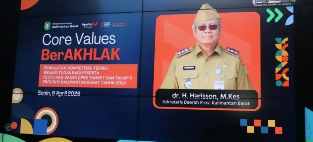 Sekda Kalbar Harisson Latsar CPNS 2026.