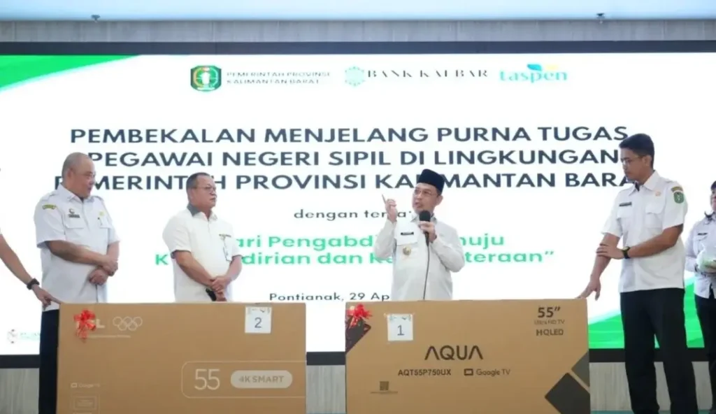 Ria Norsan beri pembekalan ASN jelang pensiun.